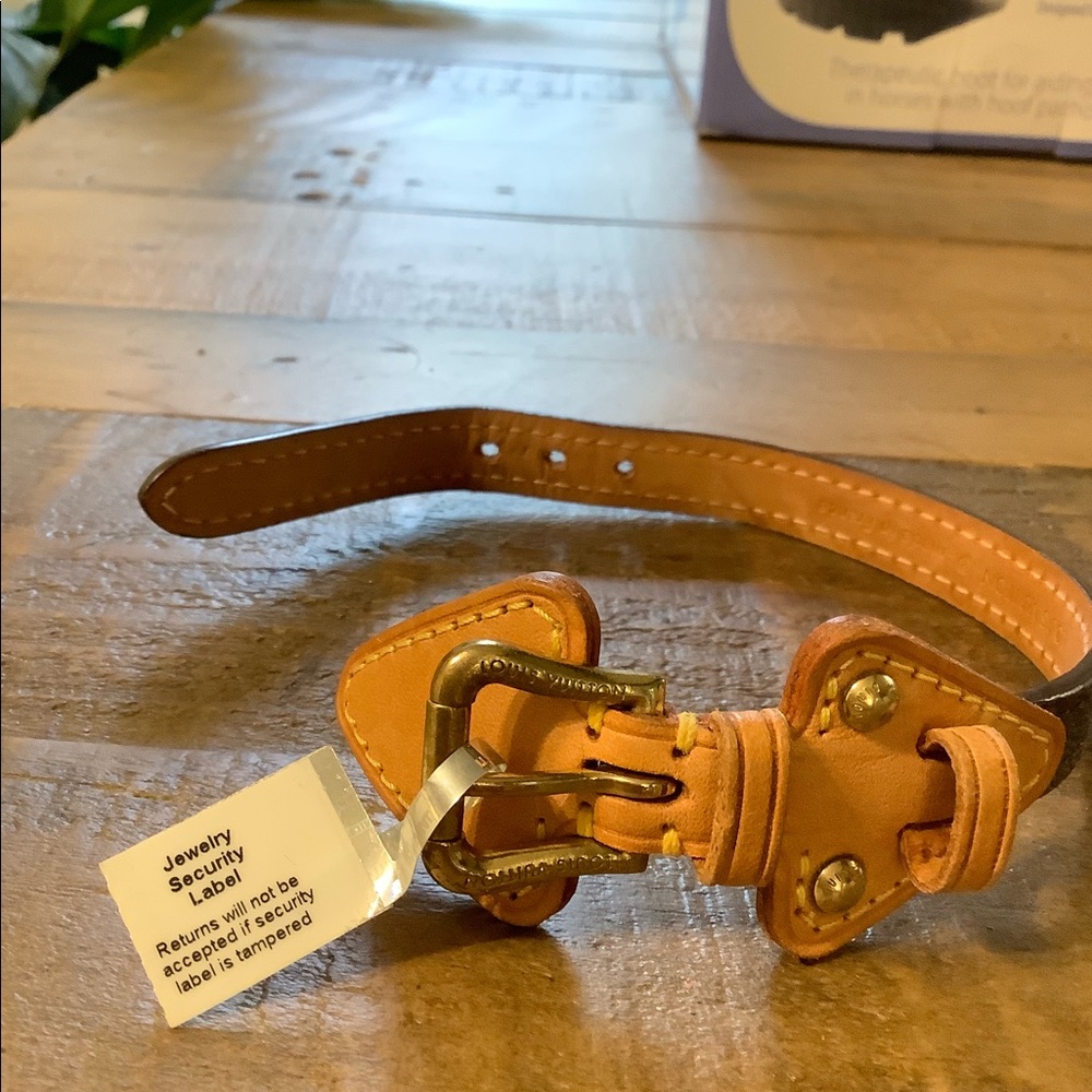 🚫 SOLD |  Louis Vuitton Theda leather bracelet - Picture 6 of 8